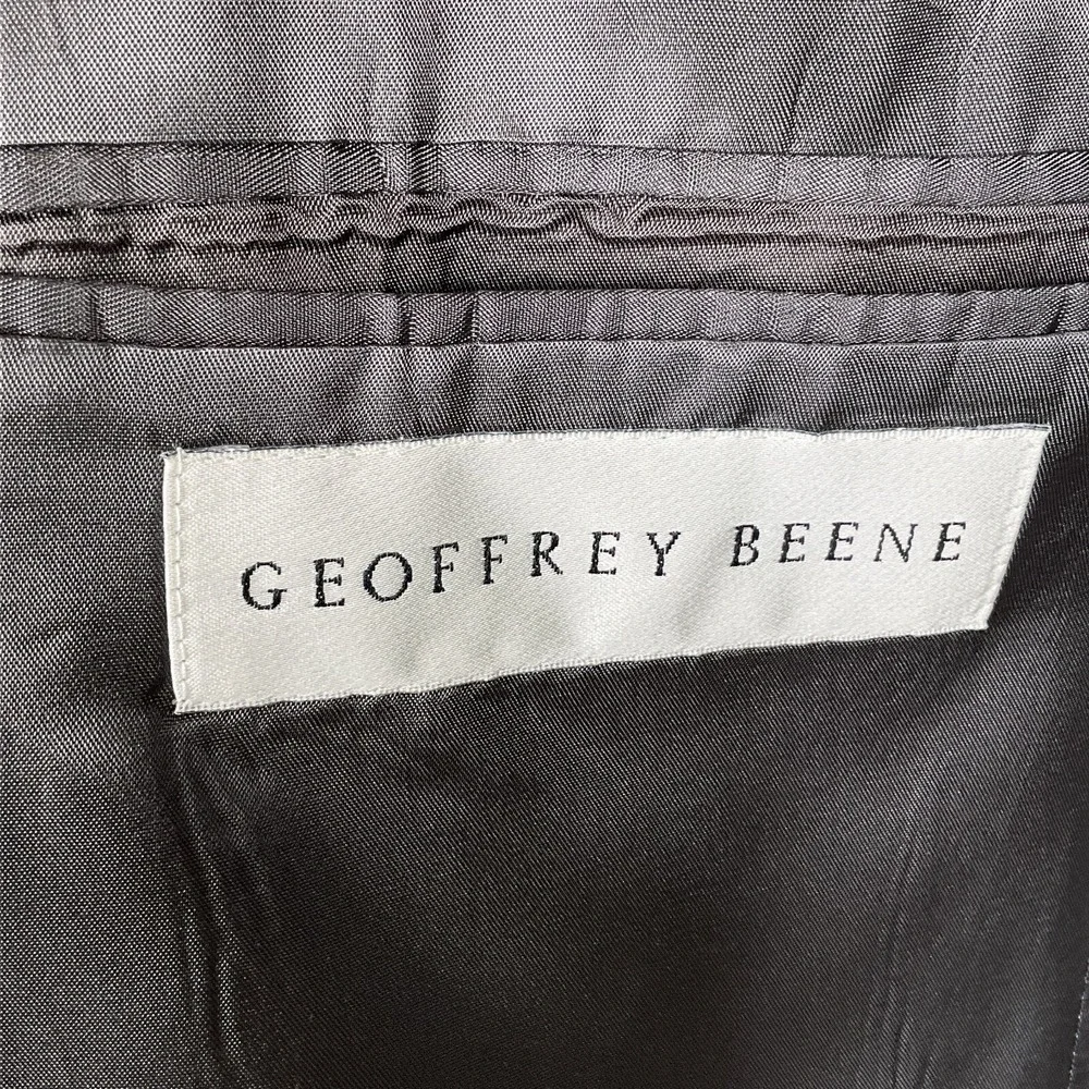 Geoffrey‎ Beene Blazer Mens 42L Gray Prince Edward Plaid Classic Wool Jacket